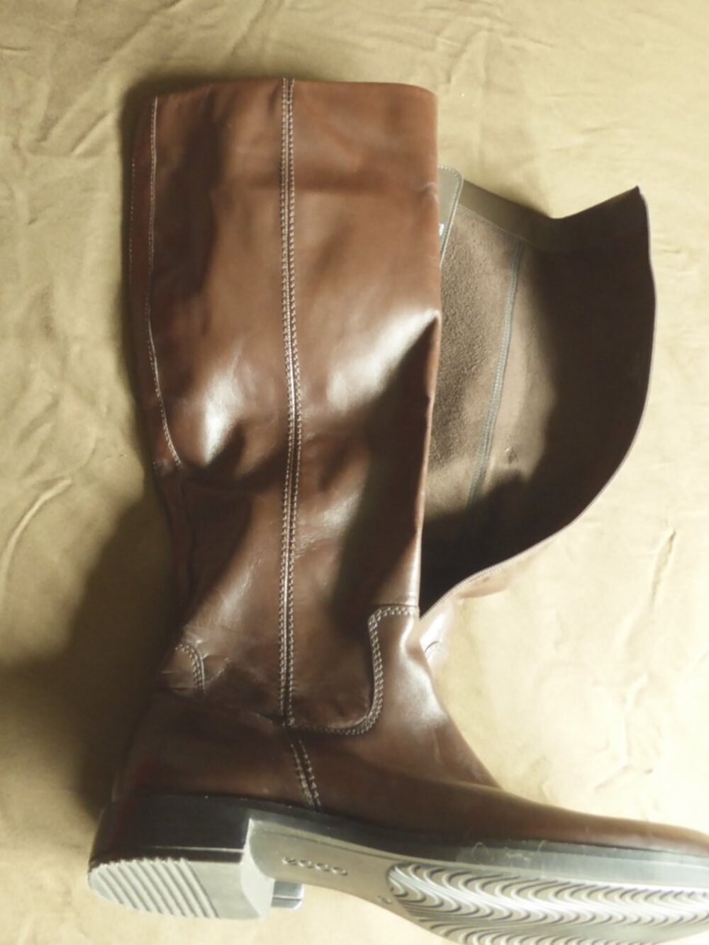Ladies ECCO Brown Leather Boots